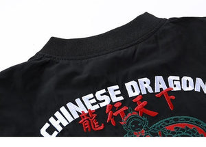 Planet Gates A62641 Army Green / L Jacket Men Hip Hop Bomber Jackets Streetwear Chinese Style Pilot Short Jacket Coat Harajuku Casual