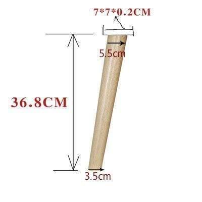 Durable Solid Wood Furniture Feet Oak Wooden Sofa leg Multipurpose Cabinet Table Stool Support Feet Furniture Parts Accessories