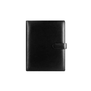 Planet Gates A7 With Strap Mini Logo DIY Custom A6 A7 Notebook Leather Luxury Black Planner Rings Binder Sketchbook Organizer Agenda  Writing Pads Gift