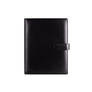 Planet Gates A7 With Strap Mini Logo DIY Custom A6 A7 Notebook Leather Luxury Black Planner Rings Binder Sketchbook Organizer Agenda  Writing Pads Gift