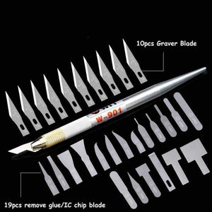 Planet Gates A8 A9 A10 A11 CPU IC Powerful Glue Removal Blade Pry Knife Mobile Phone Motherboard Maintenance Disassemble Tool