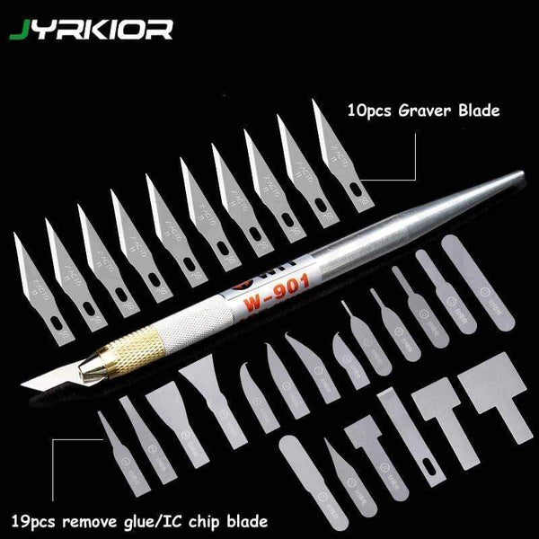 Planet Gates A8 A9 A10 A11 CPU IC Powerful Glue Removal Blade Pry Knife Mobile Phone Motherboard Maintenance Disassemble Tool