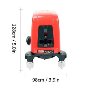 Planet Gates A8826D Lazer Level  Mini Portable 360 Degree Cross Laser Line 2 Line 1 Dot Horizonatal Vertical Red Line Laser Meter