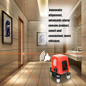 Planet Gates A8826D Lazer Level  Mini Portable 360 Degree Cross Laser Line 2 Line 1 Dot Horizonatal Vertical Red Line Laser Meter