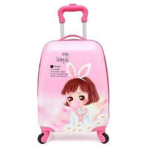 Planet Gates A9 / 16" Cartoon Kids Travel Trolley Bags Suitcase For Kids Children Luggage Suitcase Rolling Case Travel Bag On Wheels