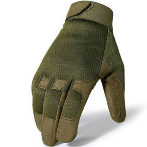 Planet Gates A9 Green / L / China Outdoor Tactical Gloves Military Training Army Sport Climbing Shooting Hunting Riding Cycling Full Finger Anti-Skid Mittens