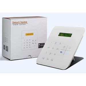 Planet Gates A9 GSM White GSM+ wifi Alarm System Smart touch keypad with 2 line message LCD display Quad-band GSM communication works with SIM card