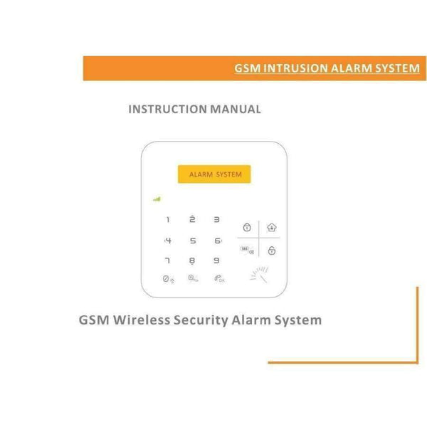 Planet Gates A9 GSM White GSM+ wifi Alarm System Smart touch keypad with 2 line message LCD display Quad-band GSM communication works with SIM card