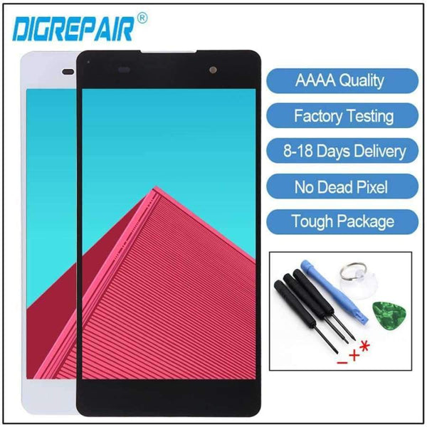 Planet Gates AAA Black LCD Sony Xperia E5 F3311 F3313 LCD Display With Touch Screen Digitizer Assembly Replacements Parts For Sony E5 Display