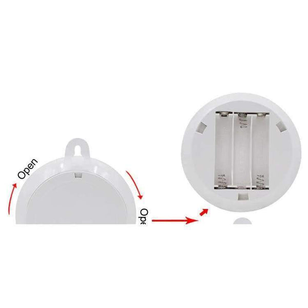 Planet Gates AAA / Cold White [MingBen] LED PIR Sensor Night Light Motion Sensor Lamp Activated Wall Lights Auto On Off Battery Operated For Bedroom Kitchen