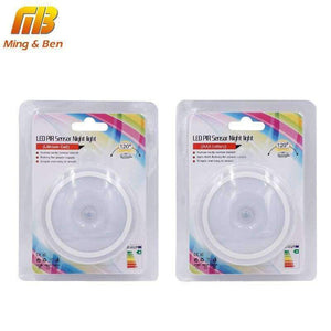 Planet Gates AAA / Cold White [MingBen] LED PIR Sensor Night Light Motion Sensor Lamp Activated Wall Lights Auto On Off Battery Operated For Bedroom Kitchen