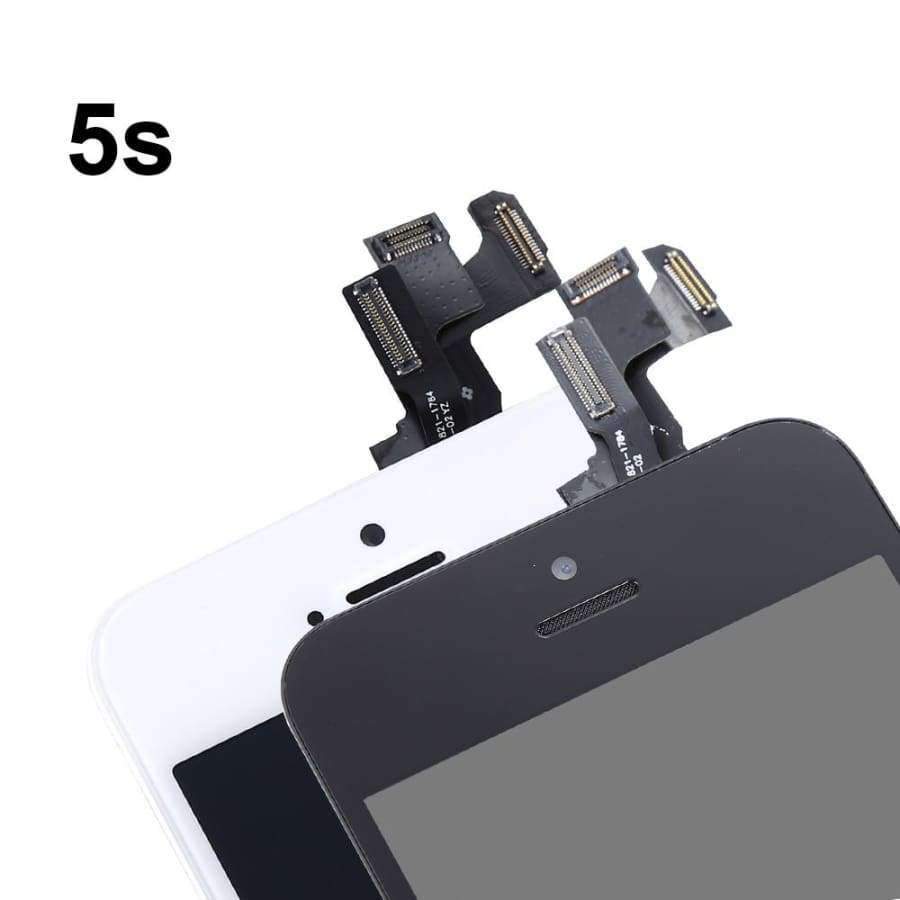 Planet Gates AAA WHITE 5C iPhone 5 5S 5C LCD Display Touch Screen Digitizer Home Button Camera Assembly Replacement Display For iPhone 5S LCD