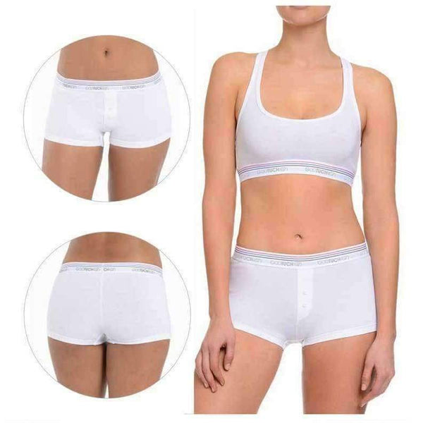 Planet Gates AB BLUE / XXL Bra & Brief Sets Famous Brand Women Bra & Shorts Lounge Underwear Vest Bra Set Cotton Sexy Bra Suit For Girls 2563