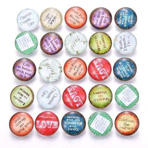 Planet Gates AB223 10pcs/lot Mixed Colors & Pattern 18mm Glass Snap Button Jewelry Faceted Glass Snap Fit Snap Earrings Bracelet Jewelry