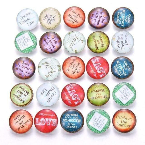 Planet Gates AB223 10pcs/lot Mixed Colors & Pattern 18mm Glass Snap Button Jewelry Faceted Glass Snap Fit Snap Earrings Bracelet Jewelry