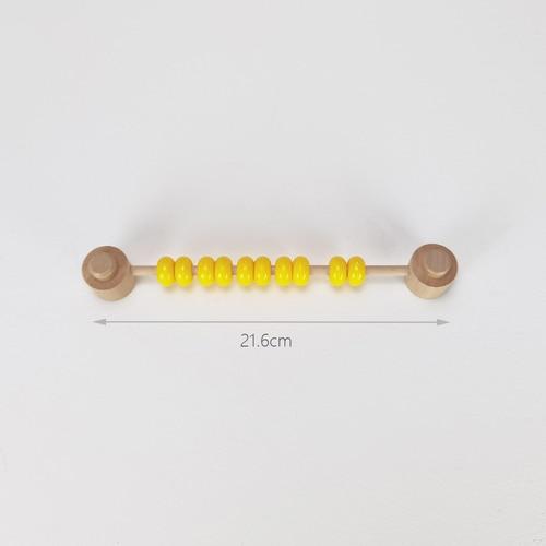 Planet Gates Abacus beads yellow Busy Board DIY Accessories Abacus Beads Pick Beads Baby Busyboard Homemade Early Education Puzzle Toys Montessori Materials
