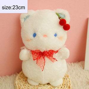 Planet Gates about 23cm / blue eyes cat Fluffy Hair Super soft Elephant Lamb Cuddly Plushies Doll Stuffed Animals Long Plush Brown Bear Chick Baby Appease Doll toys Kid