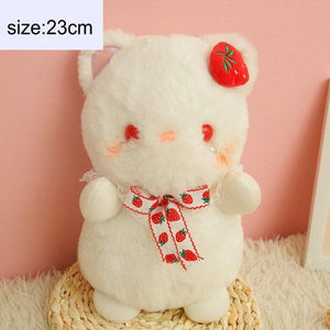 Planet Gates about 23cm / red eyes cat Fluffy Hair Super soft Elephant Lamb Cuddly Plushies Doll Stuffed Animals Long Plush Brown Bear Chick Baby Appease Doll toys Kid