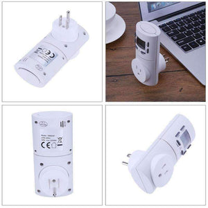 Planet Gates ABS Mini Timer Socket Smart Charge Plug Switch Timing Outlet Home Appliance Timer Switch EU / US Plug