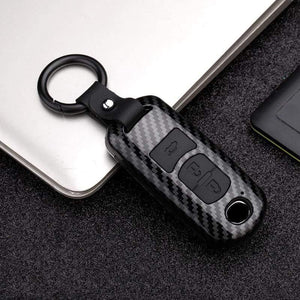 Planet Gates ABS+Silica gel Carbon fiber Car Remote Key Case Cover For Mazda 2 3 6 Axela Atenza CX-5 CX5 CX-7 CX-9 2014 2015 2016 up