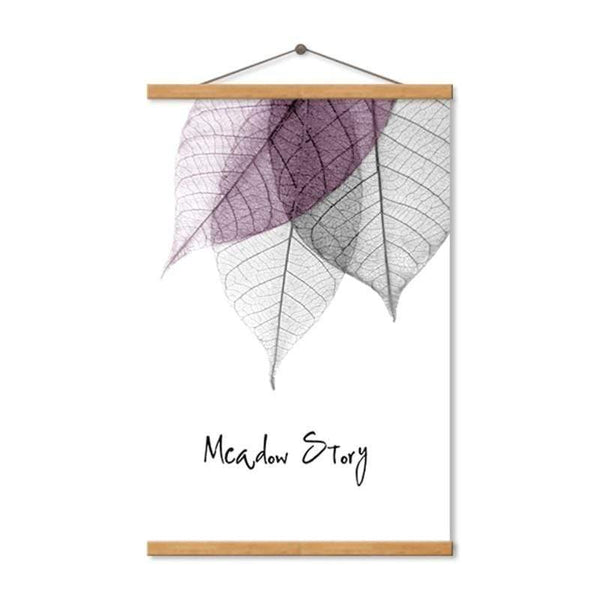 Planet Gates Abstract Leaves Canvas Paintings Poster Print Nordic Minimalist Wall Art Pictures For Living Room Bedroom Home Decor