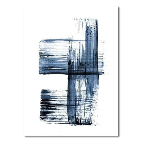 Planet Gates Abstract Modern Minimalist Poster Blue Graffiti Casual Simple Fresh Print Canvas Picture For Living Room Bedroom Study Decor