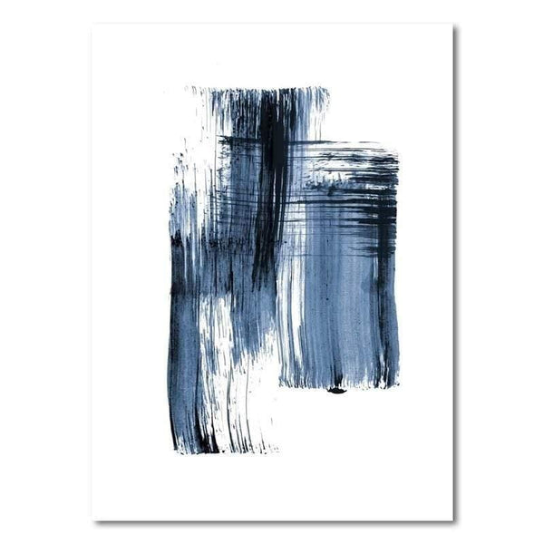 Planet Gates Abstract Modern Minimalist Poster Blue Graffiti Casual Simple Fresh Print Canvas Picture For Living Room Bedroom Study Decor