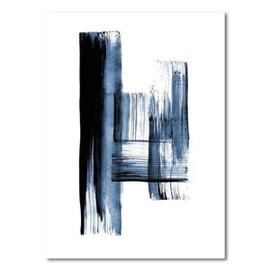 Planet Gates Abstract Modern Minimalist Poster Blue Graffiti Casual Simple Fresh Print Canvas Picture For Living Room Bedroom Study Decor