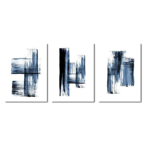 Planet Gates Abstract Modern Minimalist Poster Blue Graffiti Casual Simple Fresh Print Canvas Picture For Living Room Bedroom Study Decor