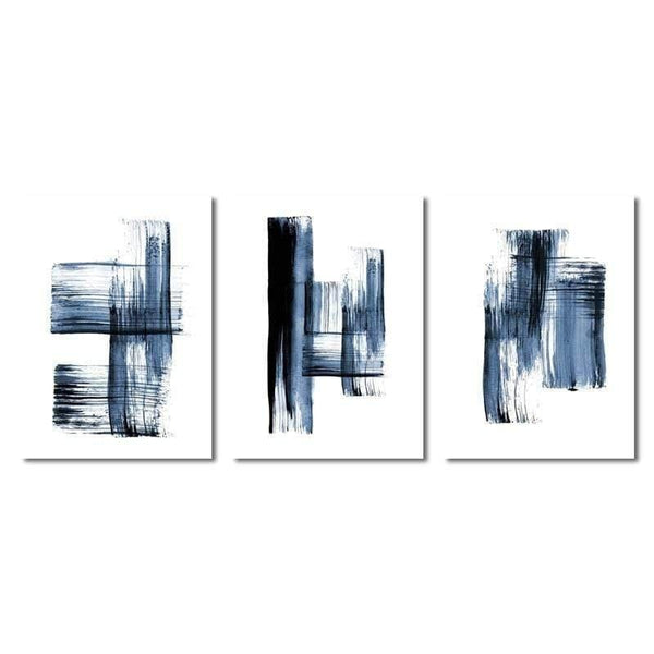 Planet Gates Abstract Modern Minimalist Poster Blue Graffiti Casual Simple Fresh Print Canvas Picture For Living Room Bedroom Study Decor