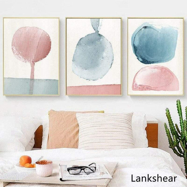 Planet Gates Abstract Paintings On The Wall Wall Art Pastel Posters And Prints Minimalist Canvas Painting Decoration Pictures Art Decor