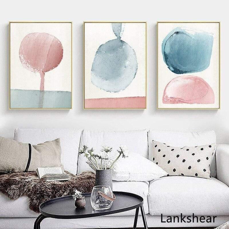 Planet Gates Abstract Paintings On The Wall Wall Art Pastel Posters And Prints Minimalist Canvas Painting Decoration Pictures Art Decor