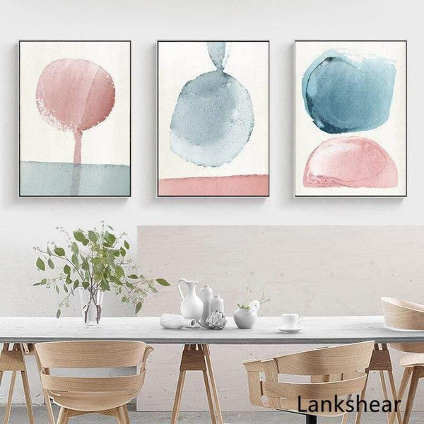 Planet Gates Abstract Paintings On The Wall Wall Art Pastel Posters And Prints Minimalist Canvas Painting Decoration Pictures Art Decor