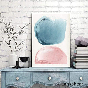 Planet Gates Abstract Paintings On The Wall Wall Art Pastel Posters And Prints Minimalist Canvas Painting Decoration Pictures Art Decor
