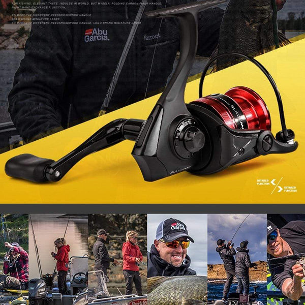 Planet Gates Abu Garcia Black Max Spinning Fishing Reel Bmaxsp500-6000 3+1BB Graphite Body Saltewater Fishing Reel