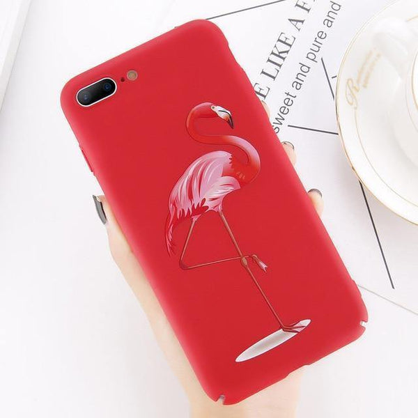 Planet Gates AC0876 / For iPhone X USLION Cartoon Flamingo Phone Case For iPhone 8 Plus Cute Elephant Pattern Cases For iPhone X 8 7 6 6S Plus Hard PC Back Cover
