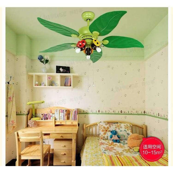 Planet Gates AC110 120V Modern kids ceiling fans for kids Bedroom ceiling fan light iron Ceiling fans with Lights