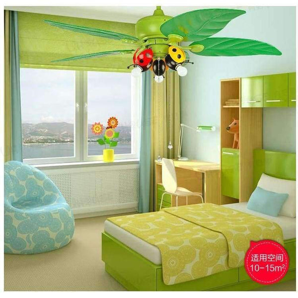 Planet Gates AC110 120V Modern kids ceiling fans for kids Bedroom ceiling fan light iron Ceiling fans with Lights