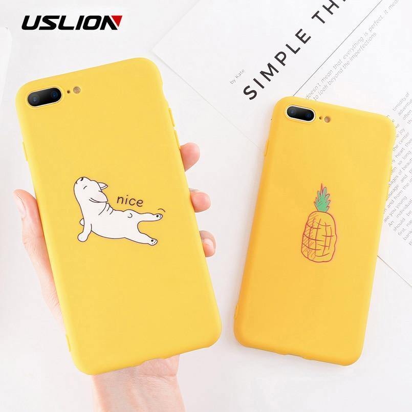 Planet Gates AC1616 / For iPhone X USLION Funny Cartoon Giraffe Phone Case For iPhone 7 8 Plus TPU Silicone Back Cover for iPhone X XR XS Max 6 6S Plus Soft Cases