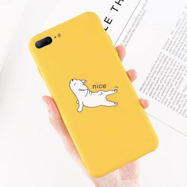 USLION Funny Cartoon Giraffe Phone Case For iPhone 7 8 Plus TPU Silicone Back Cover for iPhone X XR XS Max 6 6S Plus Soft Cases - Planet Gates