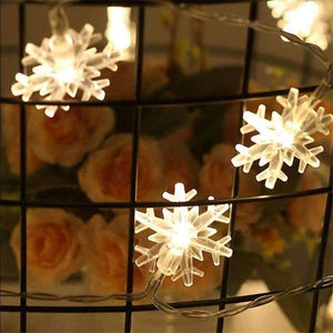 Planet Gates AC220V 10M 50LED Christmas lights snowflake lamp holiday lighting for outdoor/wedding party decoration curtain string lights