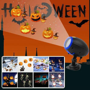 Planet Gates AC220V EU Plug Halloween Projector Light Outdoor Waterproof Landscape Lighting Christmas Laser Led Projector Lights for Party Holiday Wireless