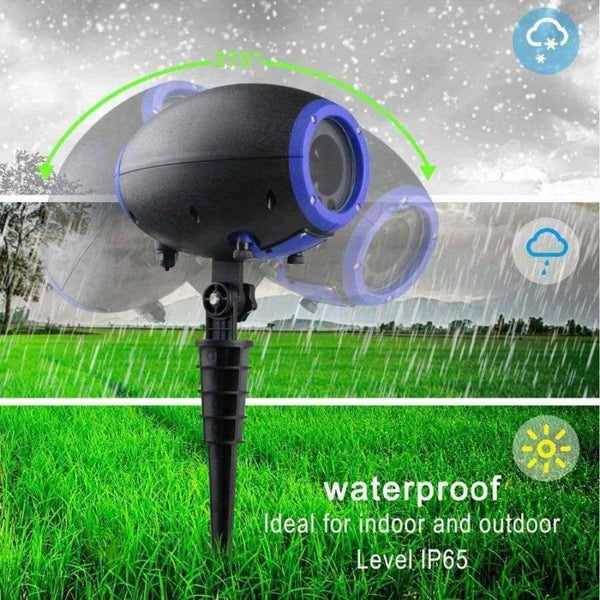 Planet Gates AC220V EU Plug Halloween Projector Light Outdoor Waterproof Landscape Lighting Christmas Laser Led Projector Lights for Party Holiday Wireless