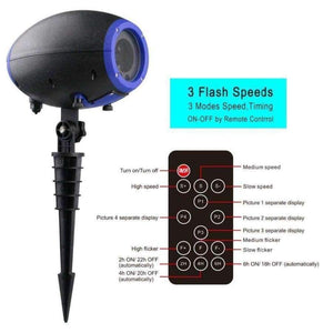 Planet Gates AC220V EU Plug Halloween Projector Light Outdoor Waterproof Landscape Lighting Christmas Laser Led Projector Lights for Party Holiday Wireless