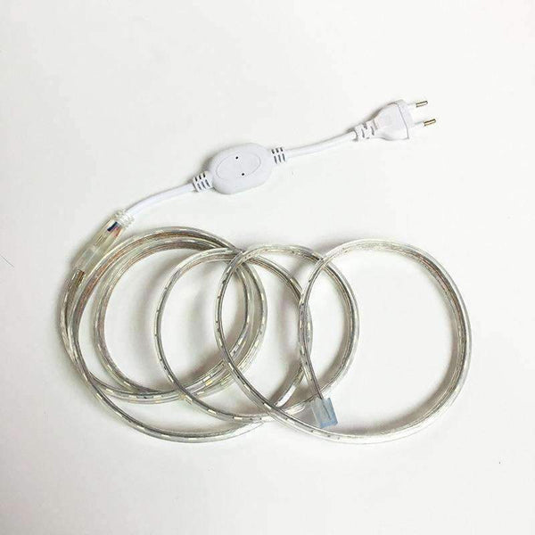 Planet Gates AC220V SMD 5050 Flexible LED Strip Light 60leds/m Waterproof LED Tape Light With Power Plug 1M/2M/3M/5M/6M/7M/8M/9M/10M/12M/20M