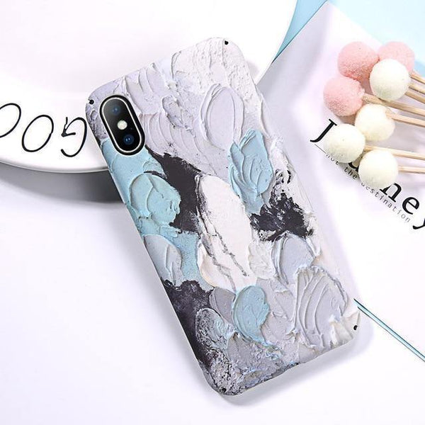 Planet Gates AC2834 / For iPhone X USLION Luminous Phone Case For iPhone 7 XR XS Max 3D Dye Graffiti Cases For iPhone 6 6s 7 8 Plus X Hard Cover PC Fundas Coque
