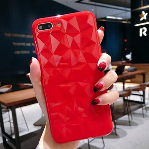 Planet Gates AC2846 Red / For iPhone X USLION Clear Diamond Pattern Case For iPhone XR XS MAX X 8 7 6 Plus Soft TPU Phone Cover For iPhone 7 6s Plus Transparent Cases