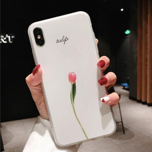 Planet Gates AC3044 / For iPhone X USLION Green Leaves Case For iPhone Xs XR XS Max X 3D Relief Flower Leaf Phone Cover For iPhone 6 6s 7 8 Plus TPU Silicon Cases