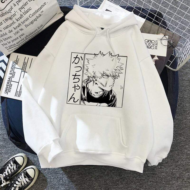 Planet Gates Academia Hoodies Japanese Anime Bakugou Katsuki Men Hoodie Boku No Hero Academia Streetwear Casual Harajuku Sweatshirts