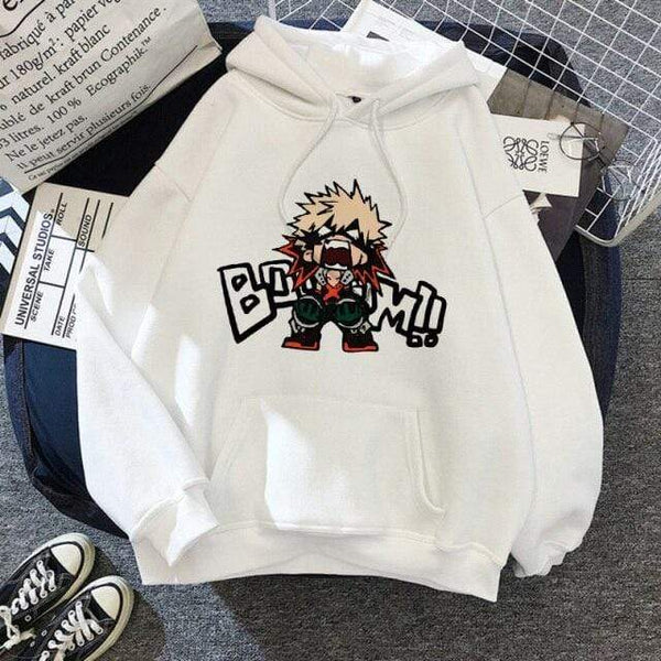Planet Gates Academia Hoodies Japanese Anime Bakugou Katsuki Men Hoodie Boku No Hero Academia Streetwear Casual Harajuku Sweatshirts